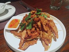 脆皮醋肉拼云吞-肴约·花园式餐厅(湖里店)
