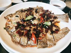 干煸鳡鱼-刘胖子家常菜·蹄花焖藕(中南店)