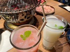 西柚可尔必思-烧肉达人•炭火烧肉(新天地店)