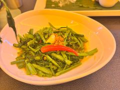 秘制虾酱炒空心菜-帕蓝·暹罗料理(大学路店)
