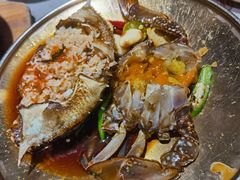 -草家酱蟹炭火烤肉店(珲春南路一店)