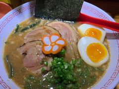 黑麻油豚骨拉面-老龙亭拉面店