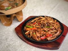 铁板茶树菇炒牛柳-国力仁和(凤城三路店)