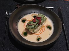 煎海鲈鱼配意大利节瓜面-AZUL by FUEL蓝色·法式酒馆(琶醍店)