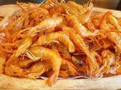 干炸丹江活青虾-丹江渔村(龙旗店)