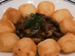 脆皮鲜奶拼蚝油牛肉-和记小菜(东方店)