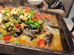 蒜香紫苏烤鱼-探鱼·鲜青椒爽麻烤鱼(苏宁广场店)