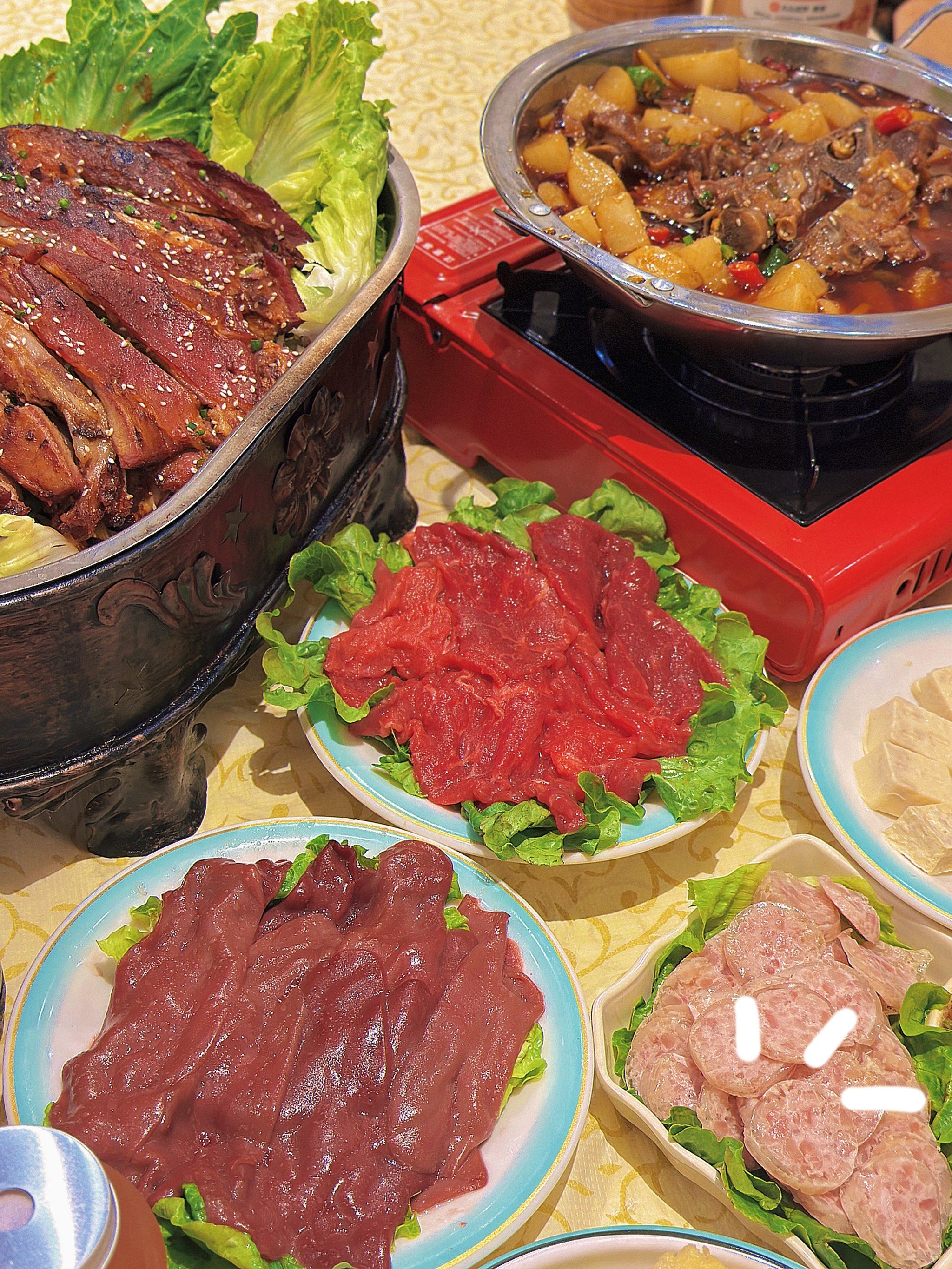 刚吃完 好好吃!宁夏烤滩羊排