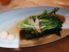 油淋脆菜心-绿茶餐厅(深圳龙华天虹购物中心店)