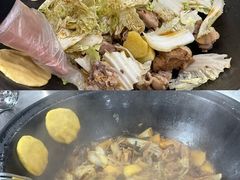 -粘豆包柴火铁锅炖