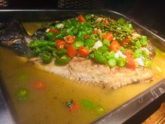 青花椒清江鱼-令狐冲烤鱼·烧菜馆(达明店)