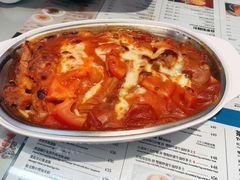 鲜茄带骨猪排焗饭-敏华冰厅(平安金融中心店)