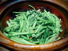 啫啫虾酱空心菜-熠盛粤味(永康路店)