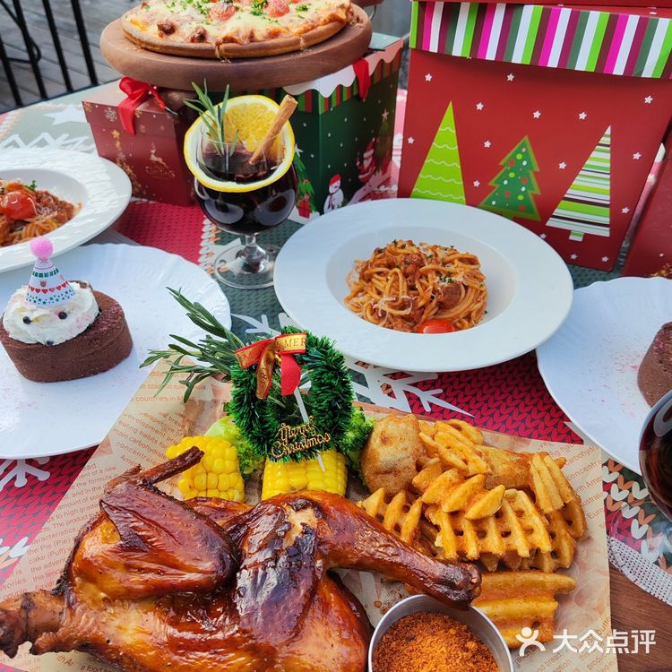 厦门音乐花园茶餐厅！圣诞氛围感满分！