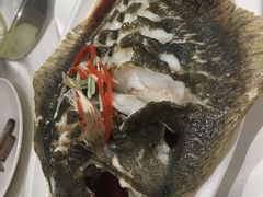清蒸多宝鱼-飞鹿餐饮·陕南菜(北关店)