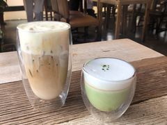 焦糖抹茶牛奶-漫咖啡(银泰创意城店)