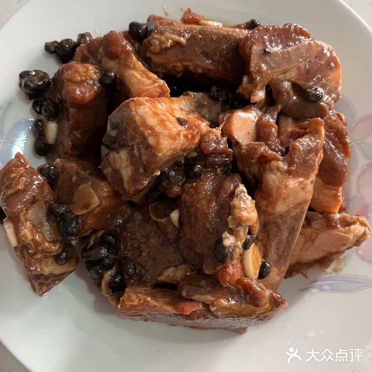 柱侯酱豉汁蒸排骨