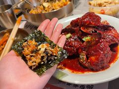 -草家酱蟹炭火烤肉店(珲春南路一店)