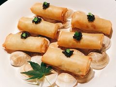 鱼子酱黄鱼春卷-三利音·玖弄小鲜(浦东嘉里城店)