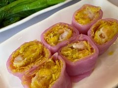 脆皮香芒鲜虾肠-星湖愉景酒家