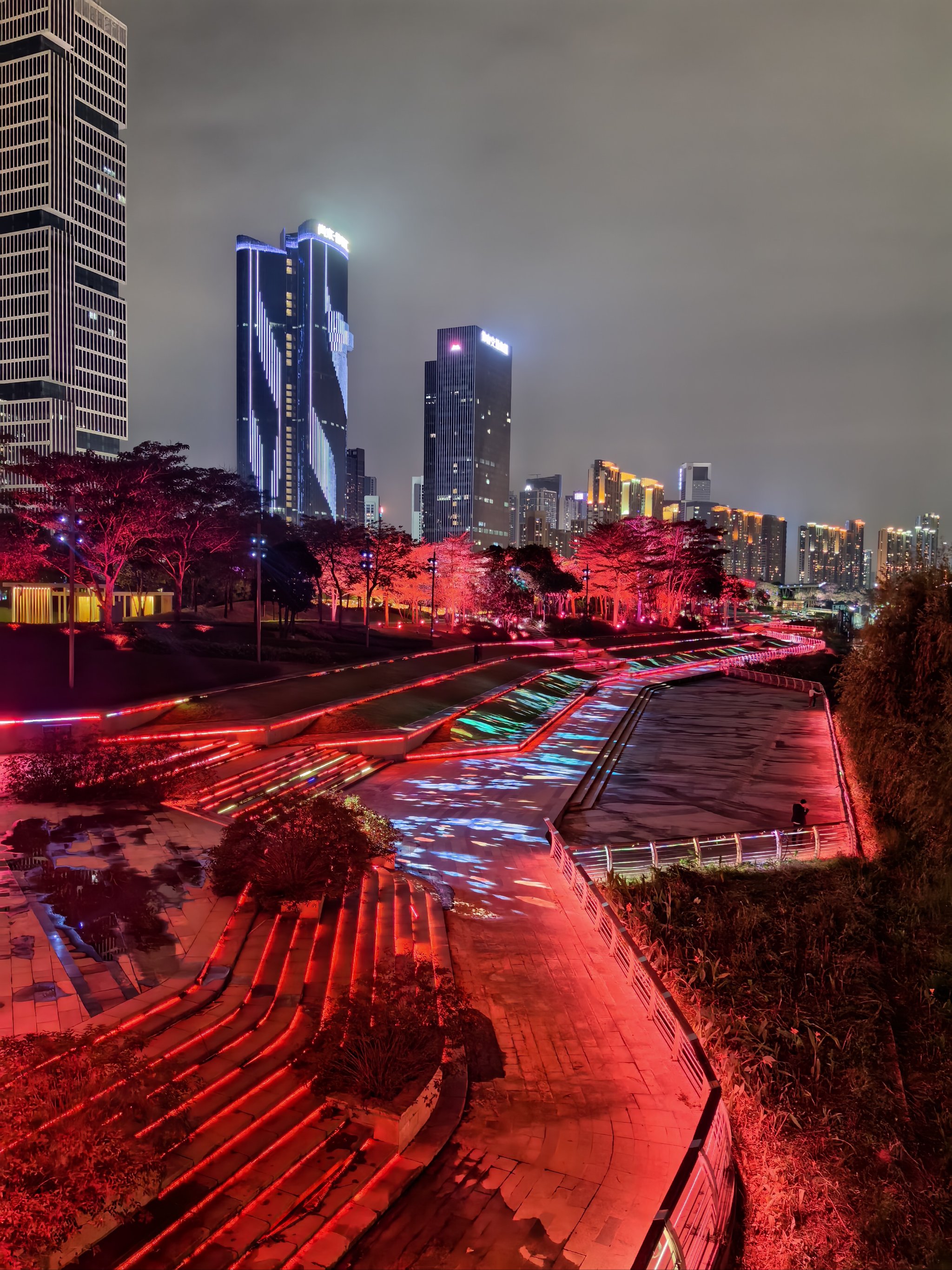 佛山禅城夜景图片