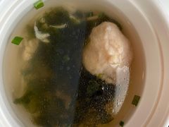 紫菜鱼丸汤-百事佳烧鸭牛腩(上海虹桥站店)