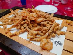 金沙虾仁茶树菇-肥仔顺德菜(龙悦居店)