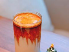 红豆沙拿铁-Line 咖啡(石厦花园店)