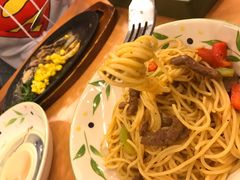 黑椒牛柳炒面-萨莉亚意式餐厅(黄埔大沙地店)