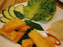 香煎腐皮虾饼-大茴香越法料理(SOHO复兴店)