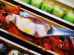 竹筒剁椒蒸鱼头-胡须哥网红竹筒菜