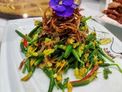 黄瓜花丁香鱼-大眼锅贴水饺(河东店)