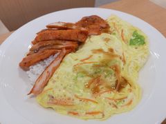 鸡扒滑蛋饭-汕头大学-食堂