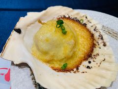 芝士焗扇贝-無鱼鳞比