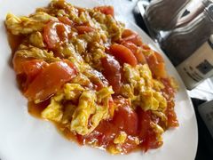 西红柿炒鸡蛋-厚味居炙子烤肉·清真(天桥南纬路店)