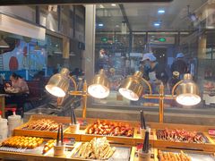 面包甜点陈列柜-比格比萨自助(万柳华联店)