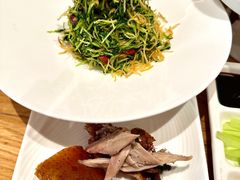 巧拌豆苗-四季民福烤鸭店(前门廊房二条店)