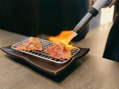 火炙和牛寿司-铭牛烧肉·和牛海鲜自助(高新月牙湖店)