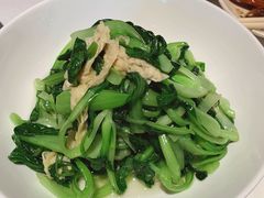 鸡毛菜炒腐衣-玫瑰厅上海菜(兴国路店)