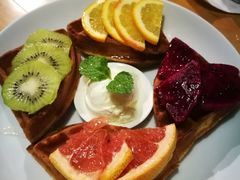 季节水果松饼-雕刻时光咖啡馆(北师大店)