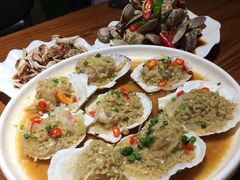 蒸扇贝-全渔村小海鲜