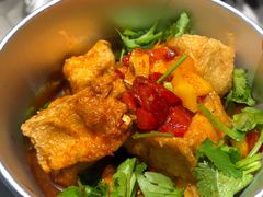 黄金肉酱味臭豆腐-自黑豆夫·臭豆腐夹馍(四海唐人街店)