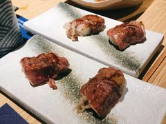 生牛肉火炙寿司-舞漁日料美人胶原锅(陆家嘴中心店)