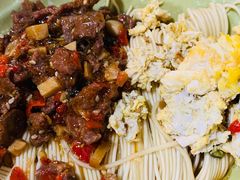 辣椒炒肉干拌面-刘氏三和面馆