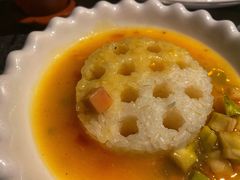 蜂窝煤塔塔配风肉汁-魔厨私房菜(观音桥店)