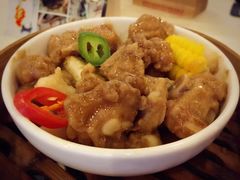 拍蒜云耳蒸排骨-点红点绿茗点居(客村店)