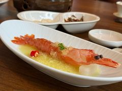 椴树雪蜜腌大虾-喜鼎海胆水饺(东港店)