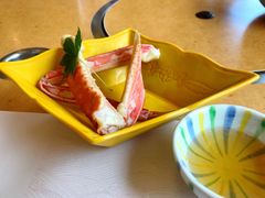 水煮螃蟹配醋-蟹道乐(道顿堀本店)