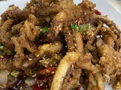 干煸鱿鱼须-小谭刀削面(莲池总店)