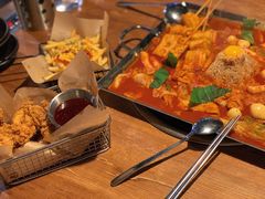 牛肉火山炒年糕-包装马车·韩国料理·포장마차